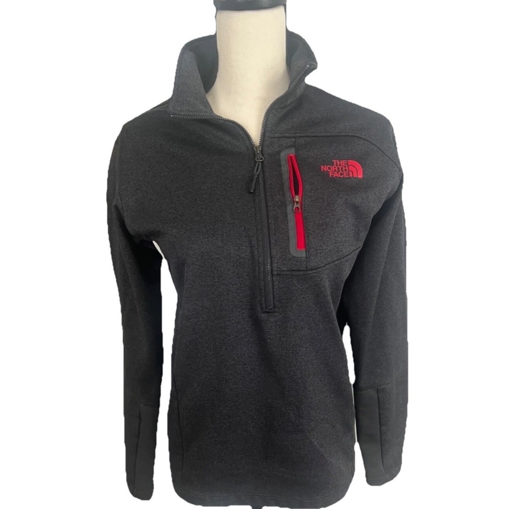 The Northface Canyon Lands 1/2‎ Zip Pullover Polartec Fleece Embroidered Small